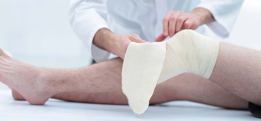 Patología distensiones ligamentosas esguinces de rodilla